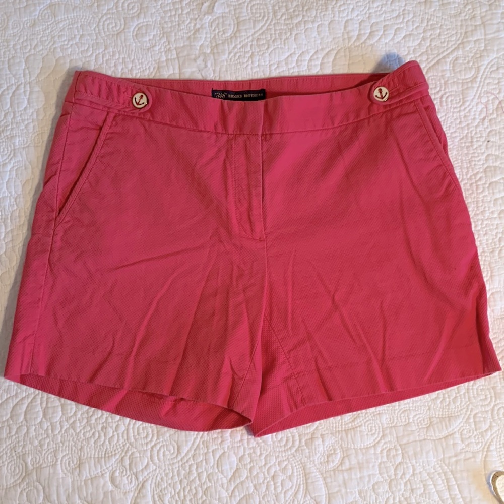 Brooks Brothers Pink Shorts with Nautical Accent.